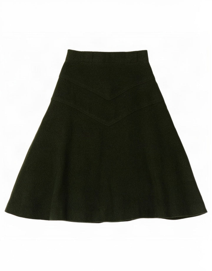 Vintage dame A-line nederdel IT 44 Medium W28 Grøn