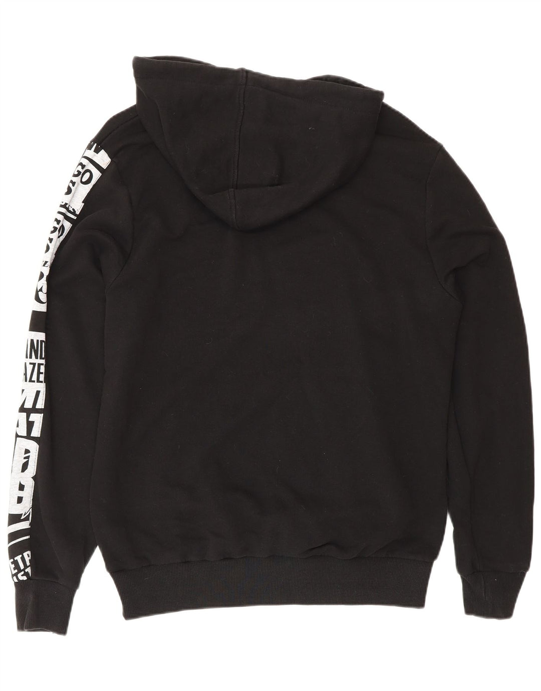 New Era Herre NBA Grafisk Hoodie Jumper Medium Sort Bomuld