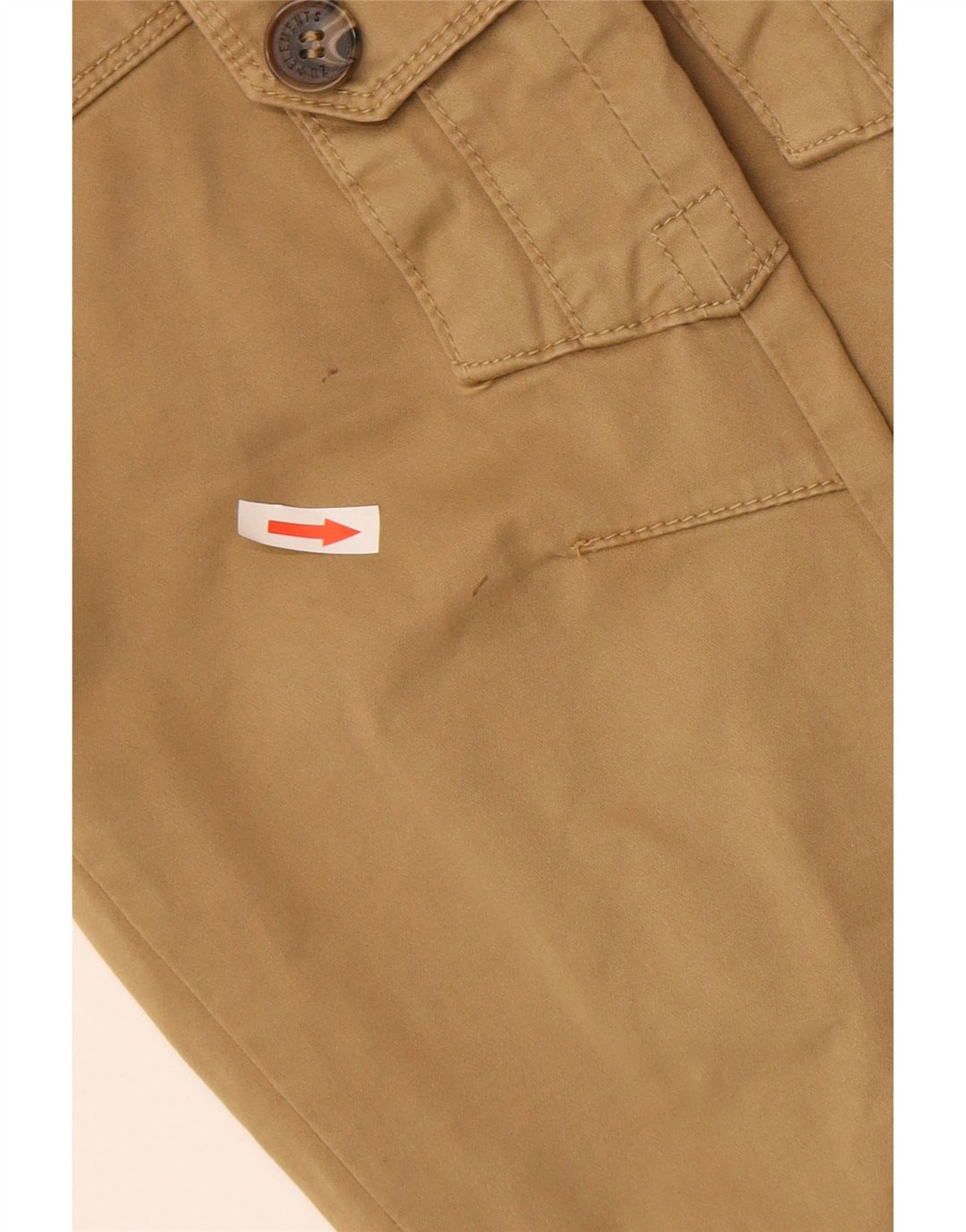Zu Elements Dame Skinny Cargo Bukser W25 L34 Khaki Bomuld
