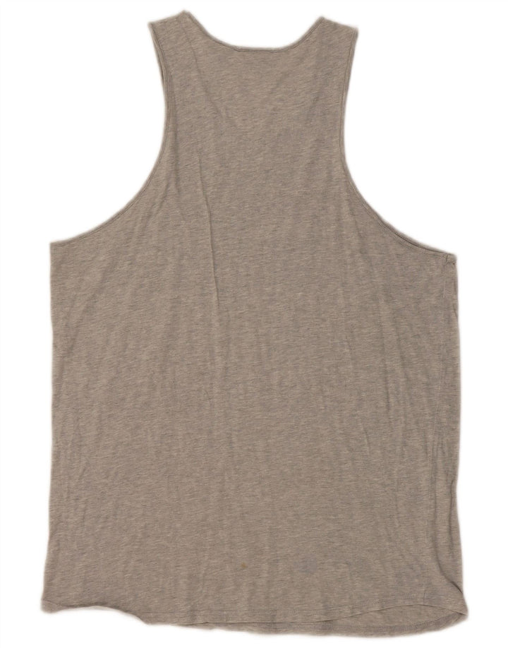 Fila Damevest Top UK 14 Medium Grå Bomuld