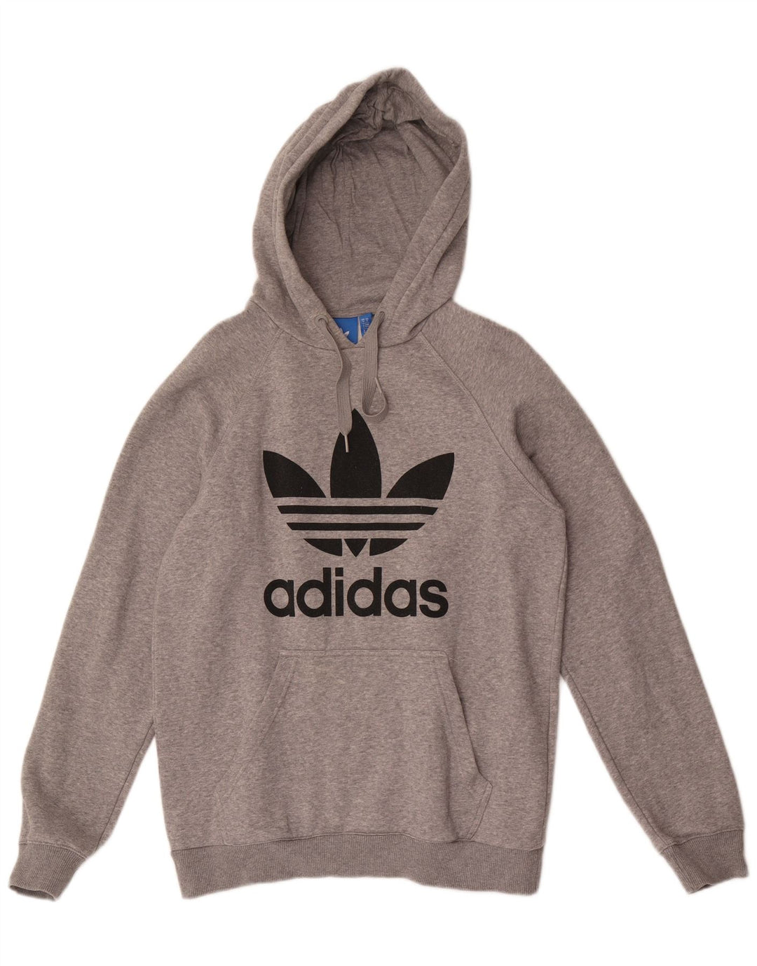 Adidas Grafisk hættetrøje til mænd mellemgrå flækket bomuld