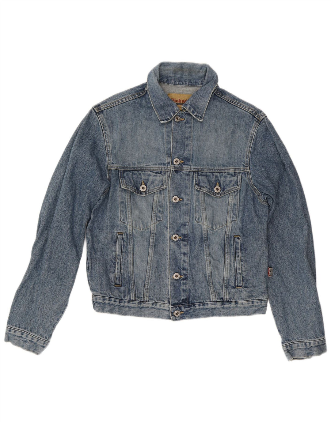 Pickwick Herre denimjakke UK 38 Medium Blue Cotton
