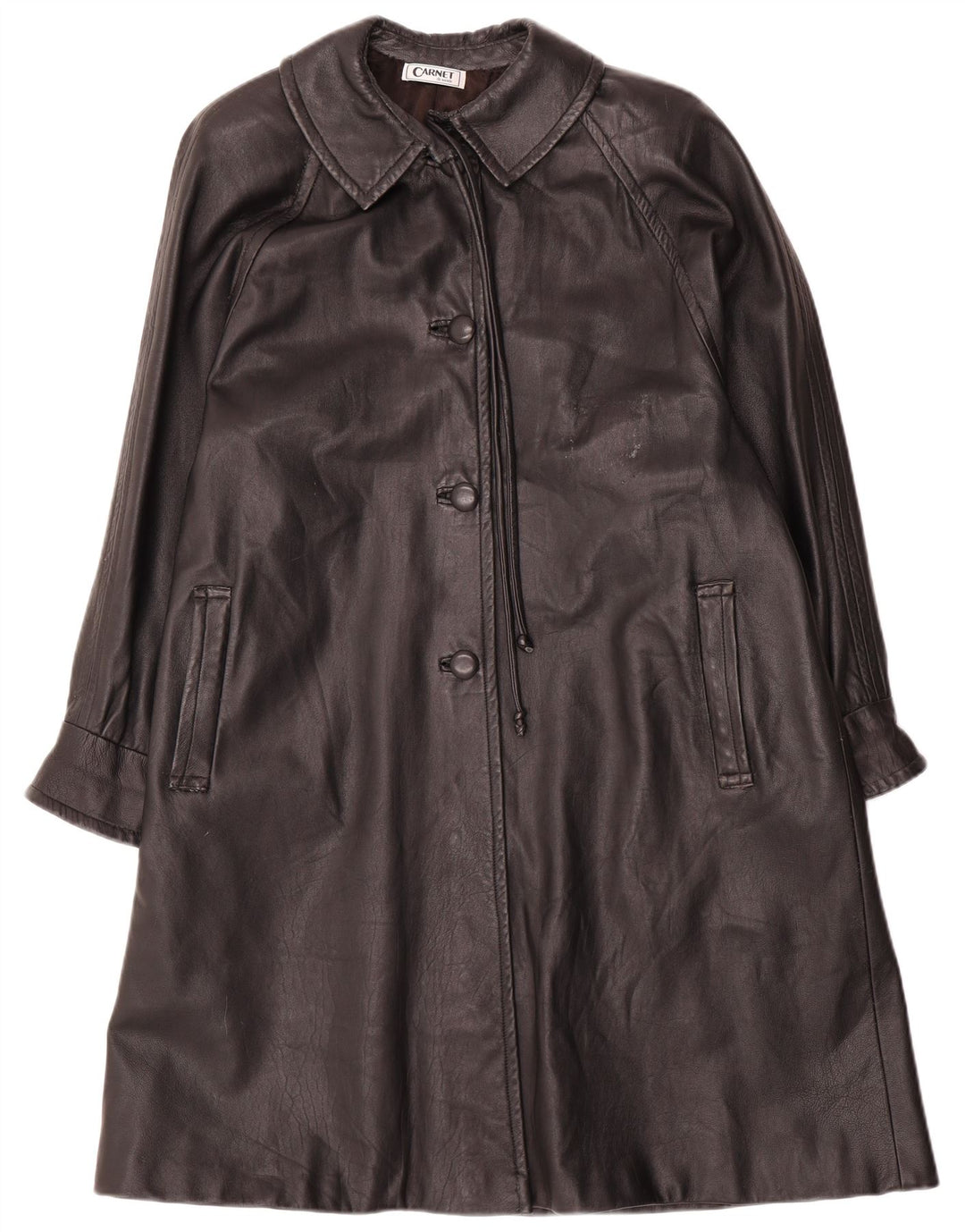 Carnet Læderfrakke til kvinder UK 18 XL Sort