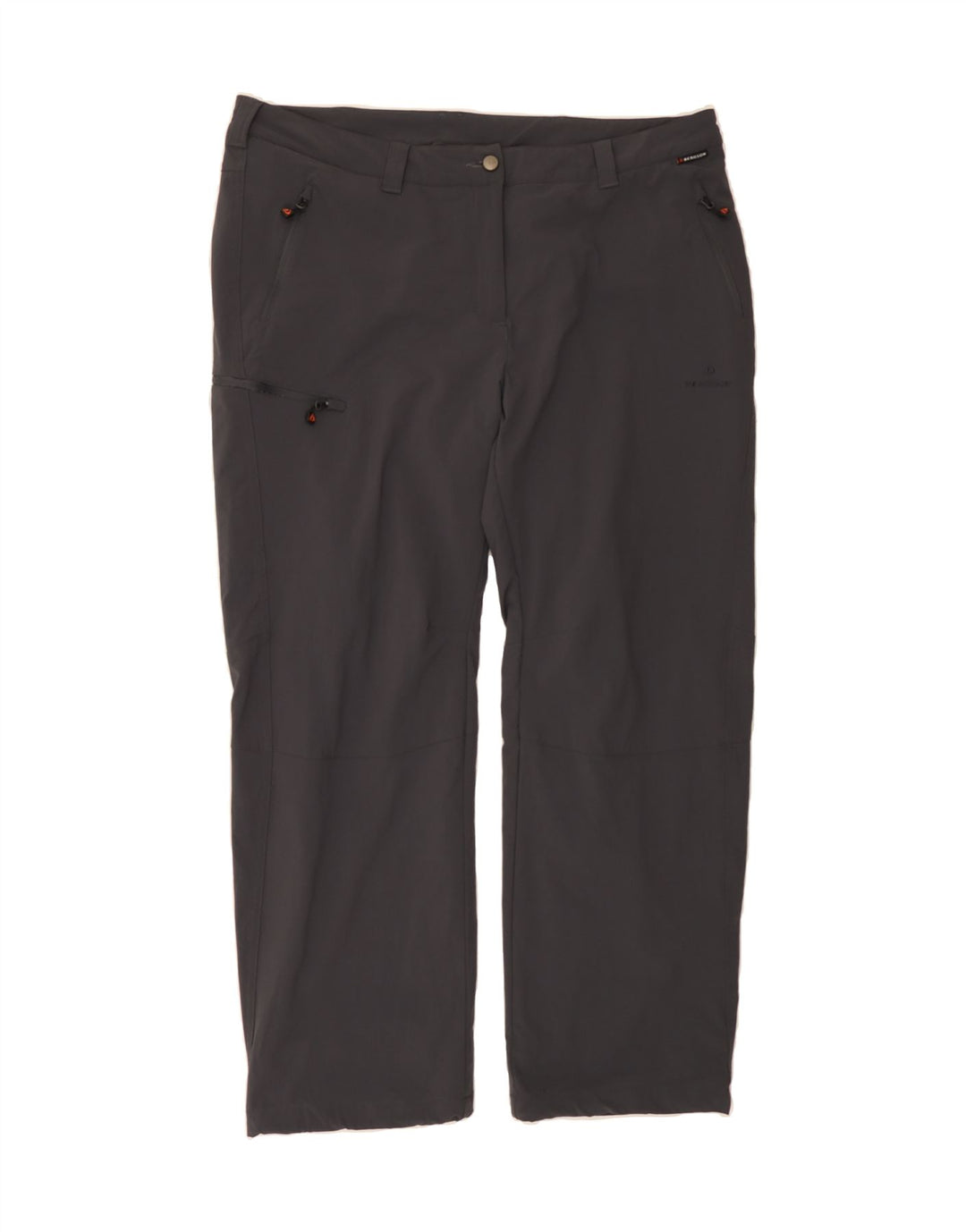 BERGSON Womens Straight Cargo Trousers W42 L29  Grey Polyester Vintage Bergson and Second-Hand Bergson from Messina Hembry 