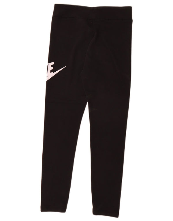 Nike piger grafiske leggings 12-13 år stor sort bomuld
