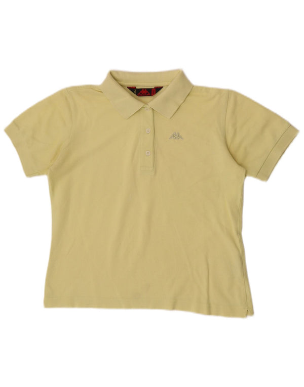 Kappa Dame Polo shirt Lille Gul Bomuld Sports