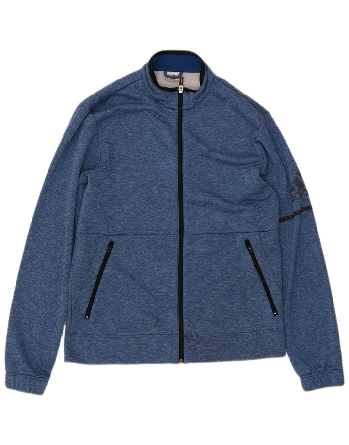 ADIDAS Træningsdragt til mænd, topjakke UK 40/42 Medium Blue