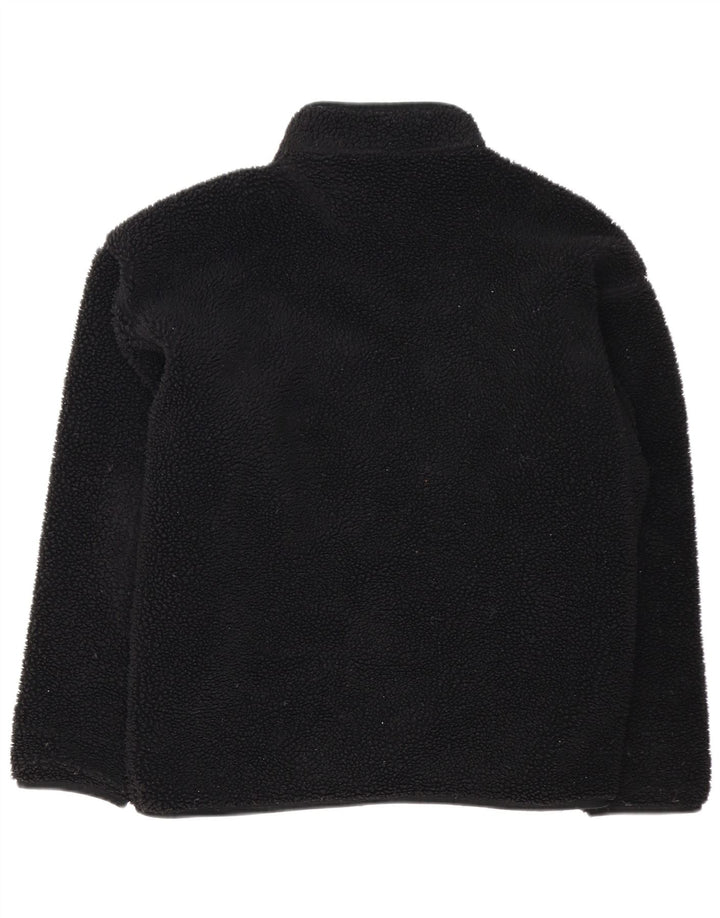 Adidas Herre Loose Fit Fleecejakke UK 36 Small Black Polyester