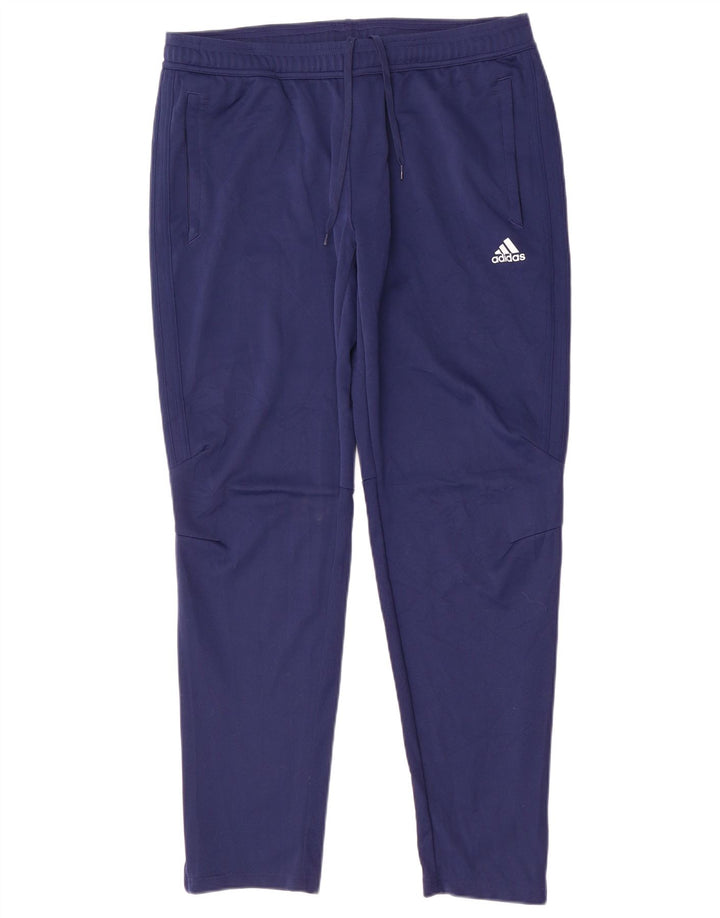 Adidas Dame Climacool Træningsdragt Bukser UK 20/22 XL Navy Blue Polyester