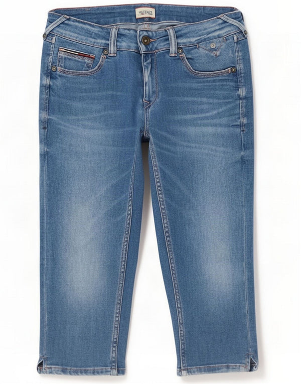 Tommy Hilfiger Womens Capri Jeans W27 L17 Blue Cotton