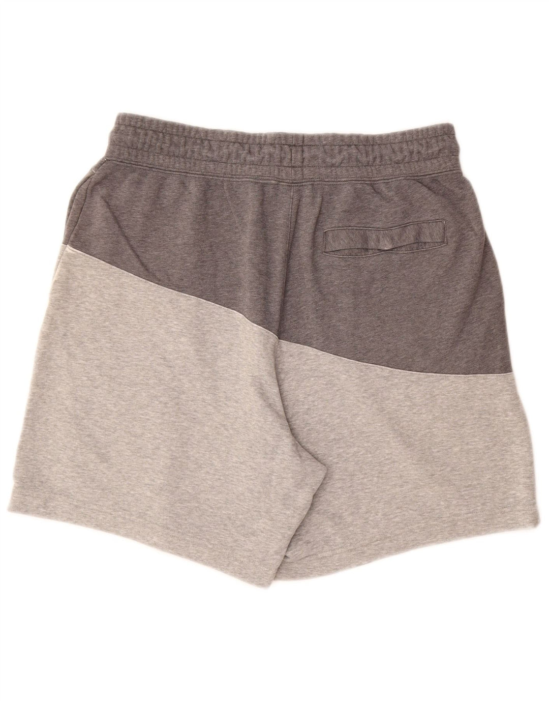 NIKE Sportshorts til mænd, store, grå farveblokke bomuld