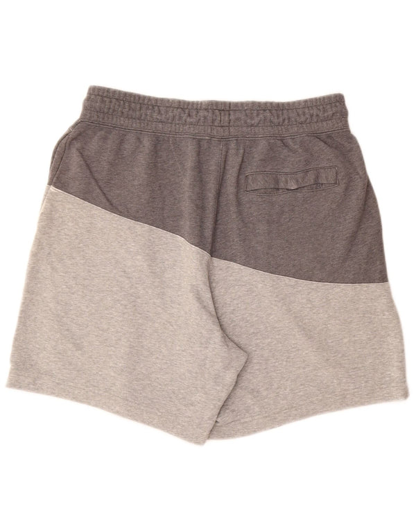NIKE Sportshorts til mænd, store, grå farveblokke bomuld