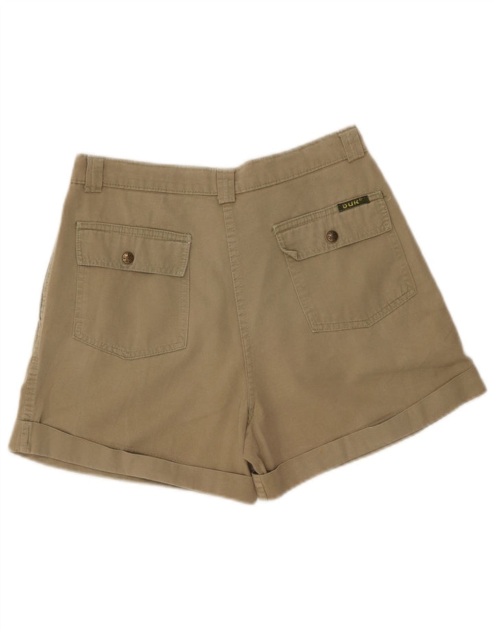 Vintage kvinders højtaljede chinoshorts W28 Medium Khaki