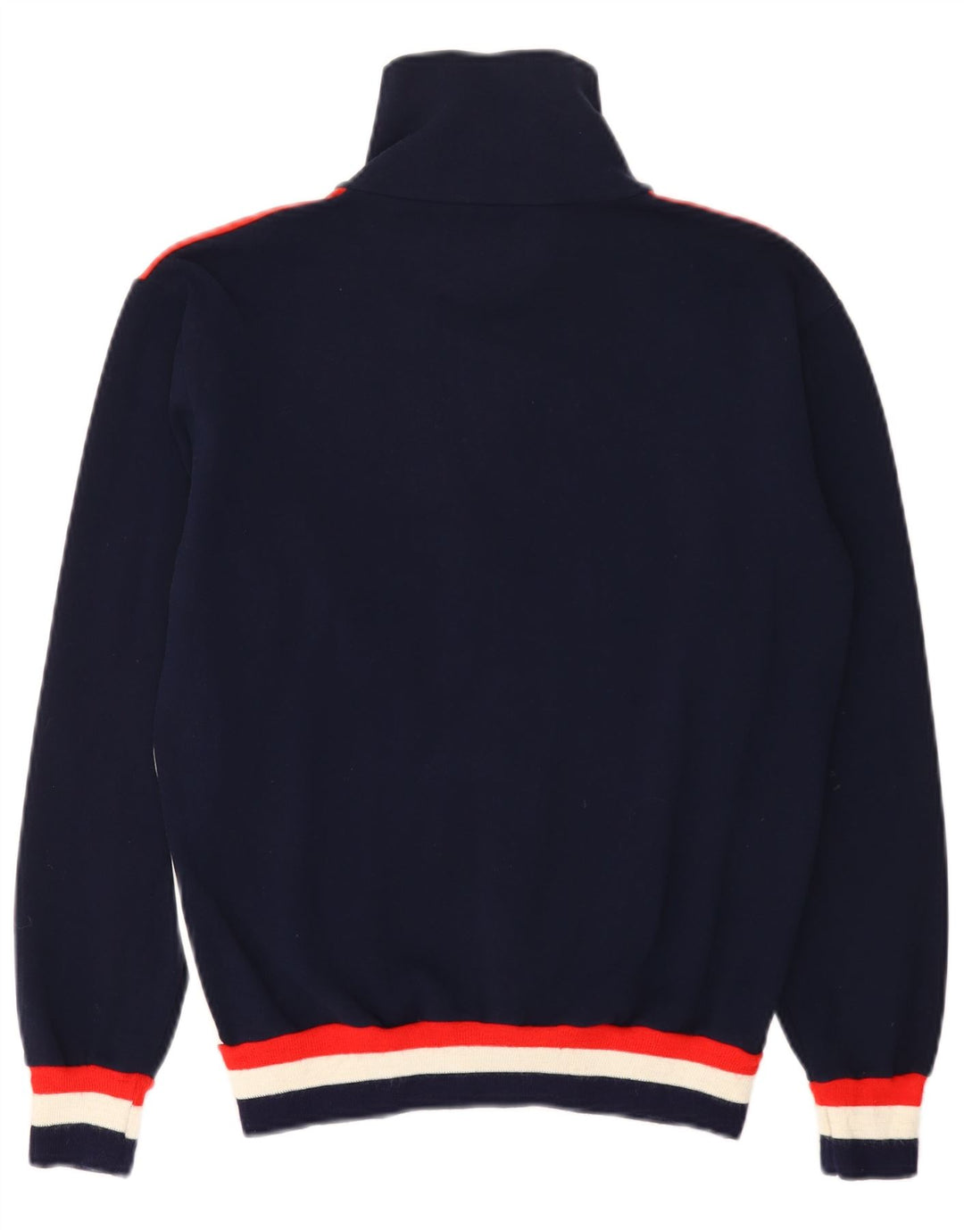 GRIFONI Sweatshirt med lynlås til mænd IT 48 Lille marineblå farveblok