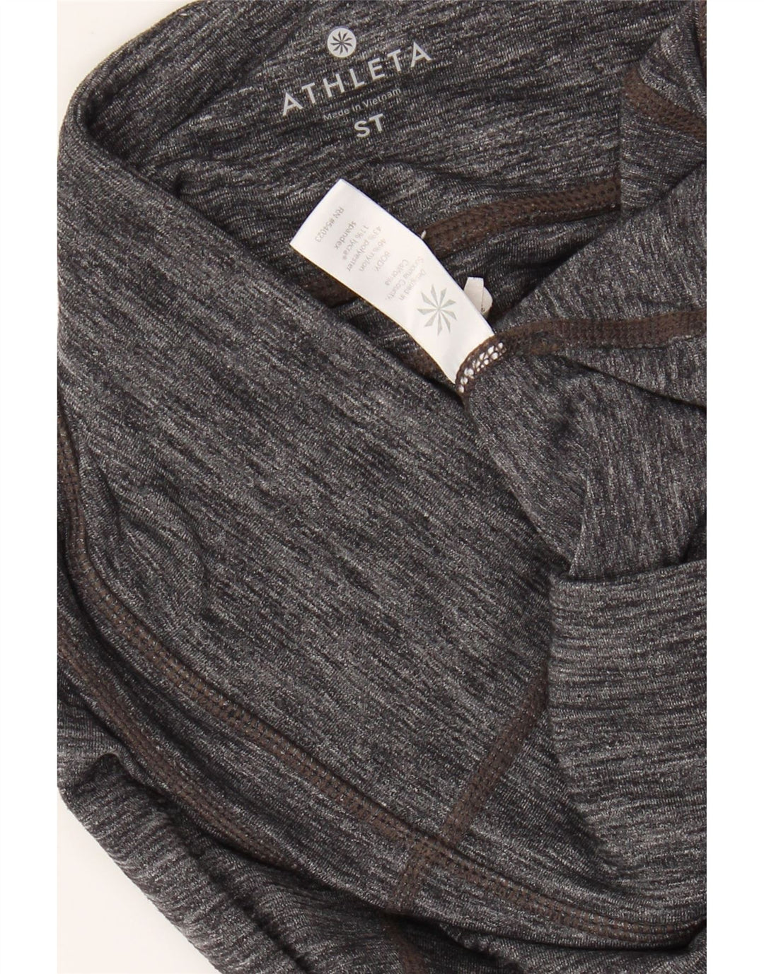 ATHLETA Womens Leggings UK 8 Small Grey Flecked Nylon