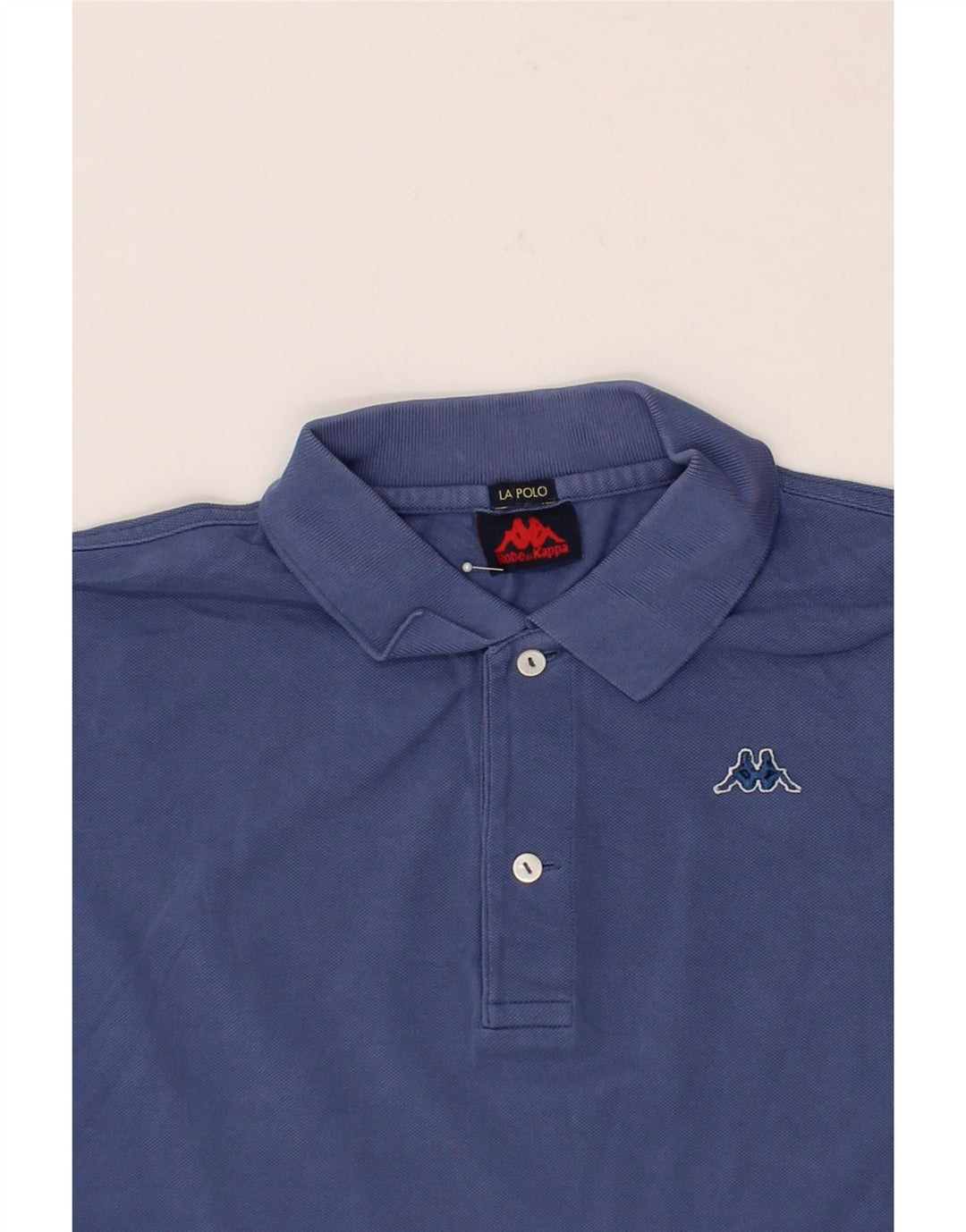 KAPPA Mens Polo Shirt Large Blue Cotton Vintage Kappa and Second-Hand Kappa from Messina Hembry 