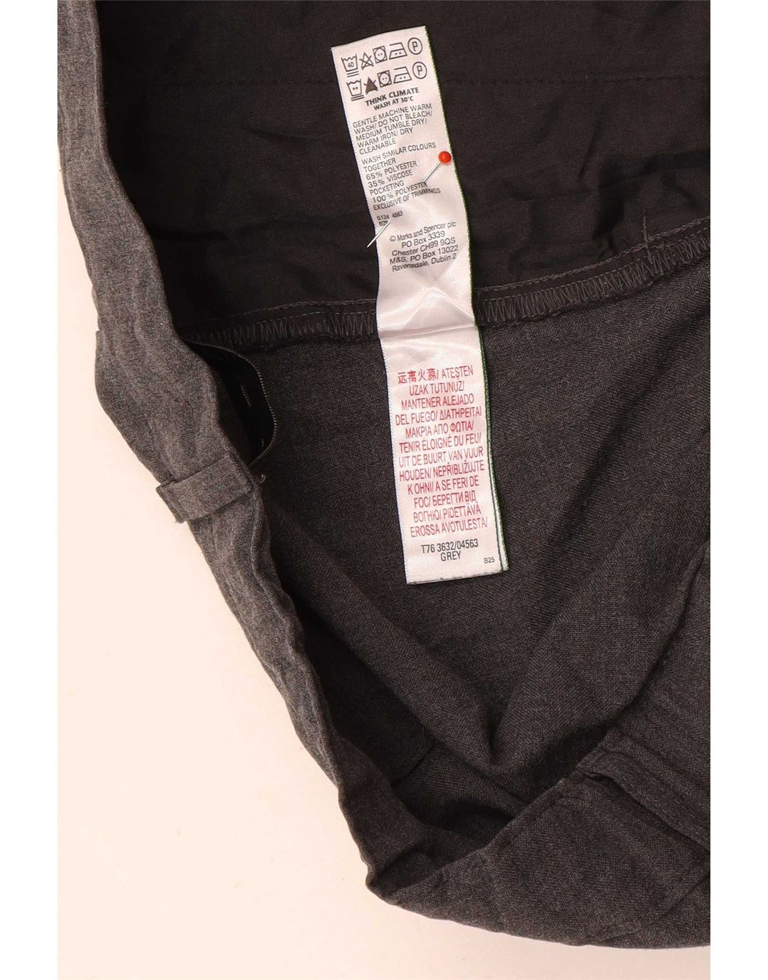 Marks & Spencer Boys Bukser 15-16 år W36 L29 Grå