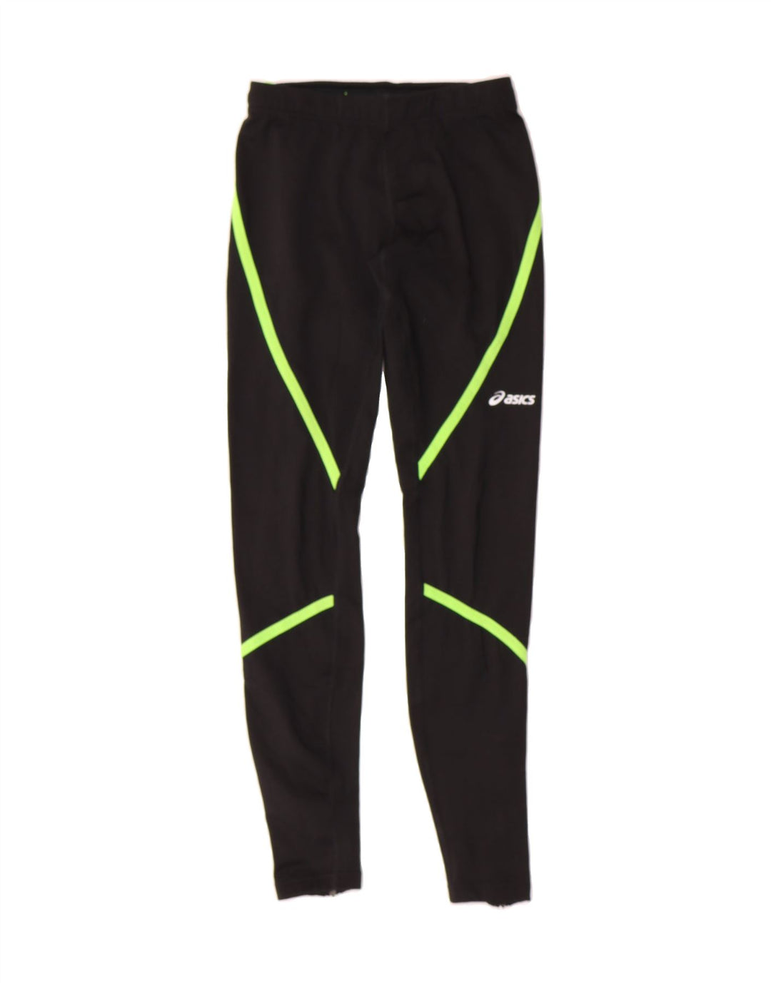 ASICS Womens Leggings UK 4 XS Black Polyester Vintage Asics and Second-Hand Asics from Messina Hembry 