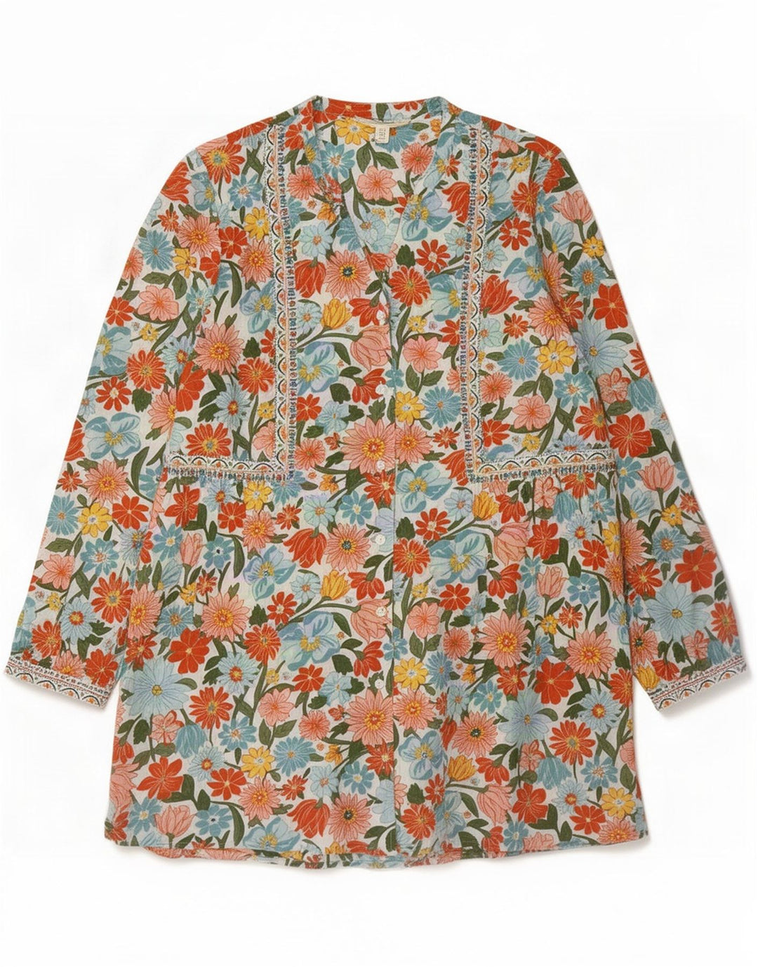Seasalt Cornwall Dame Tunikakjole UK 14 Large Multicolored Floral