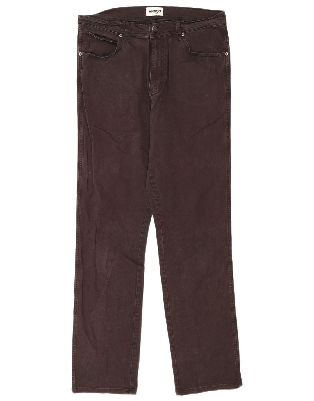 Wrangler Herre Texas Straight Jeans W34 L34 Grå Bomuld
