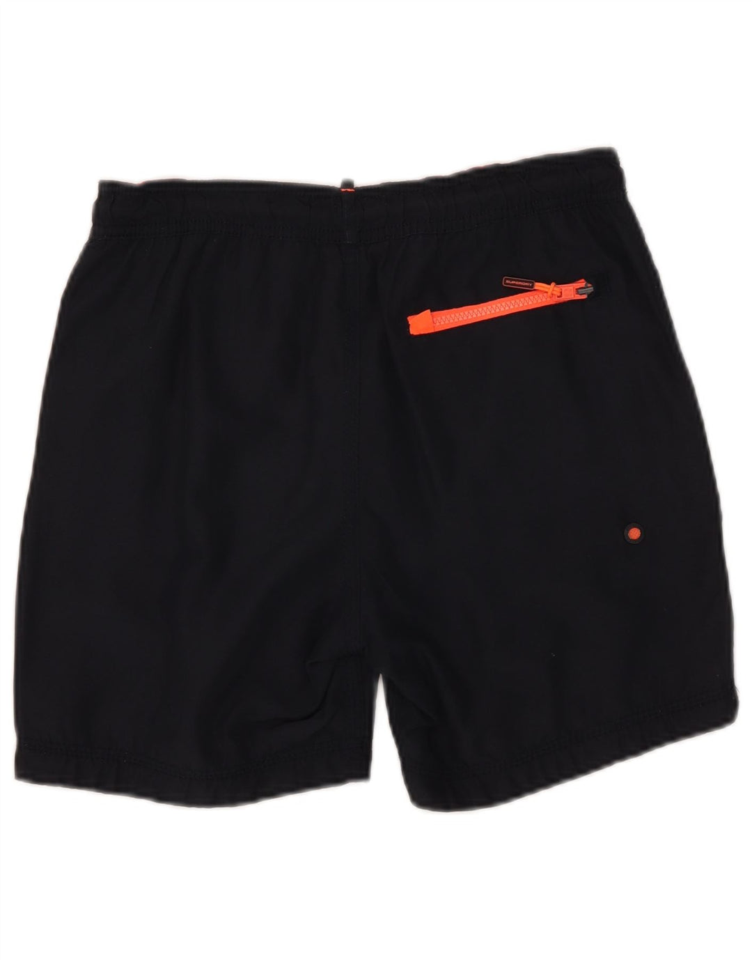 Superdry grafiske svømmeshorts til kvinder UK 10 Små marineblå polyester