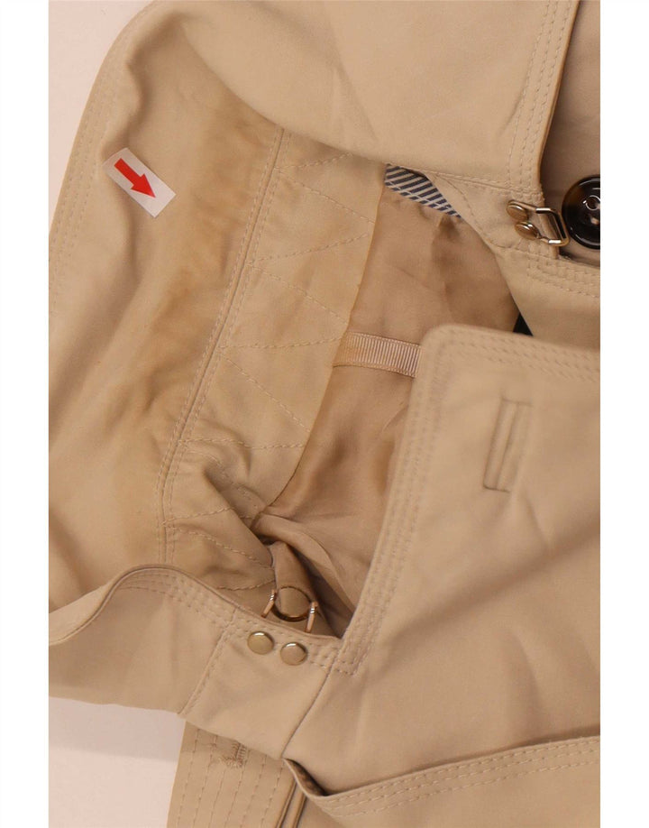 Zara Trench Coat til kvinder UK 10 Small Beige