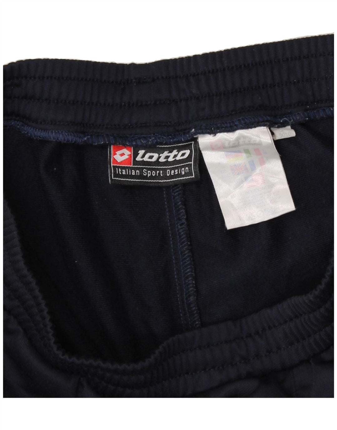 LOTTO Mens Tracksuit Trousers UK 38/40 Medium  Navy Blue Polyester Vintage Lotto and Second-Hand Lotto from Messina Hembry 
