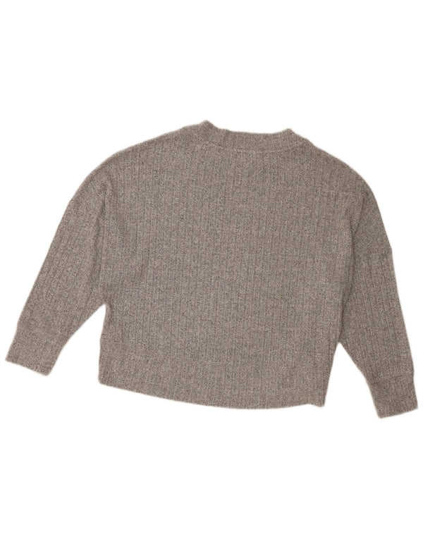 Marks & Spencer Dame sweater med rund hals DK 10 Small Grey Flecked