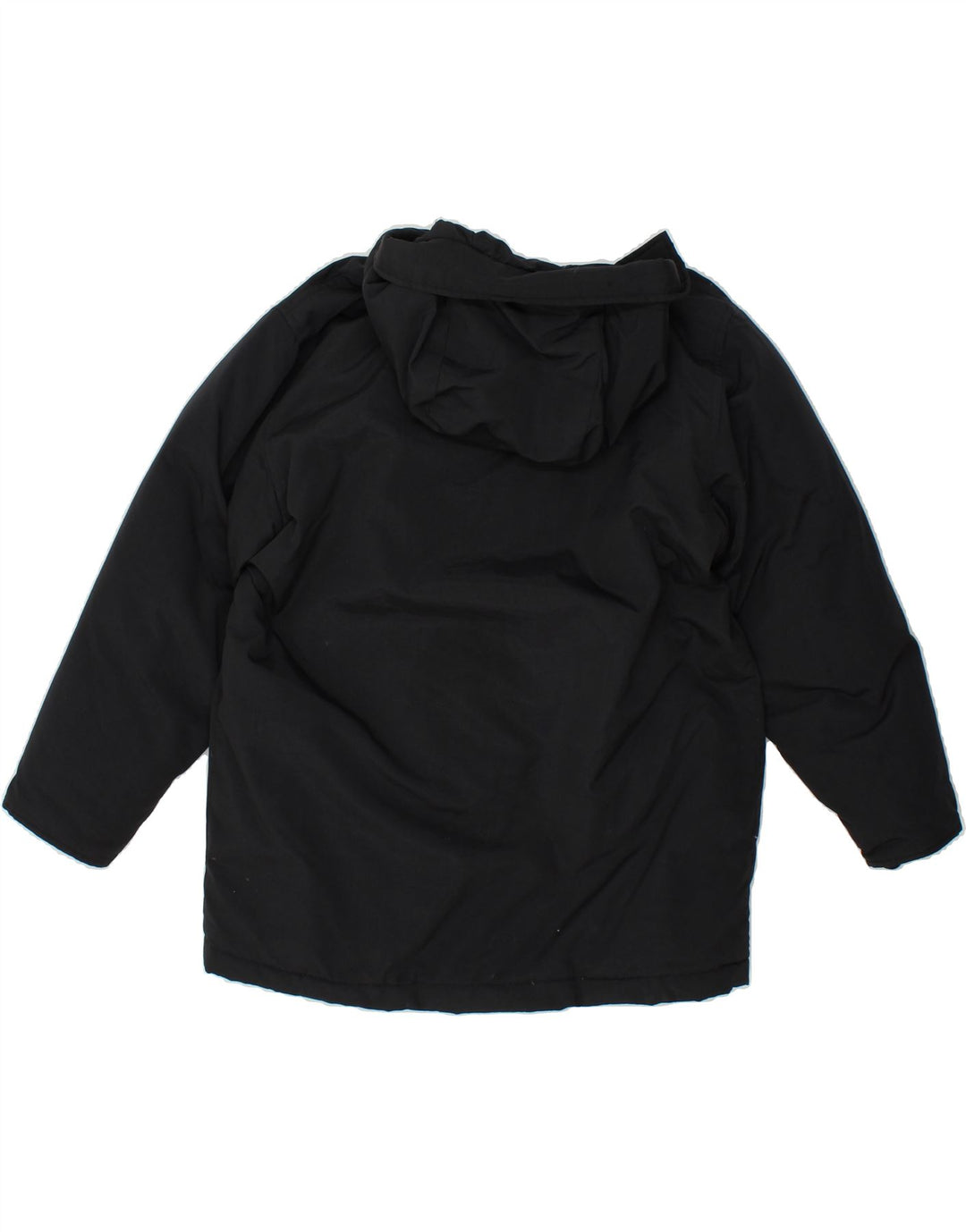 ASICS Boys Hooded Padded Jacket 12-13 Years Black Vintage Asics and Second-Hand Asics from Messina Hembry 