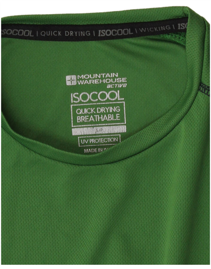 Mountain Warehouse Herre T-Shirt Top Lille Grøn Polyester