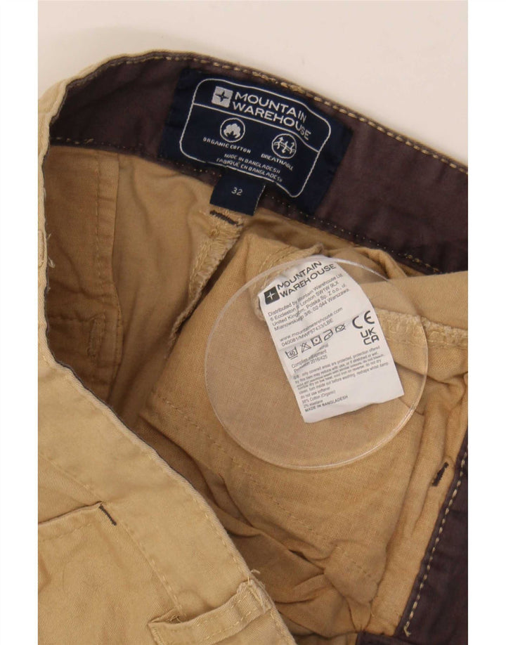 Mountain Warehouse Herre Chino Shorts W32 Medium Beige Bomuld