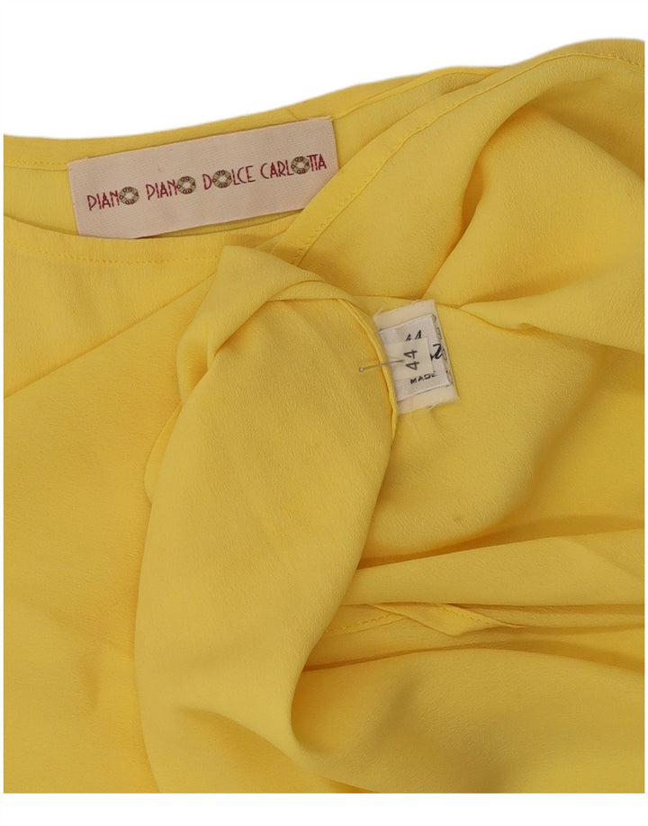 Vintage Dame Cami Top IT 44 Medium Yellow Acetate