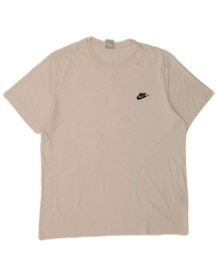 Nike herre T-shirt top XL hvid bomuld