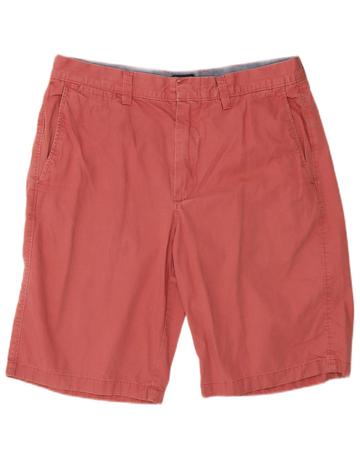 J. CREW Herre Club Chino Shorts W31 Medium Rød Bomuld