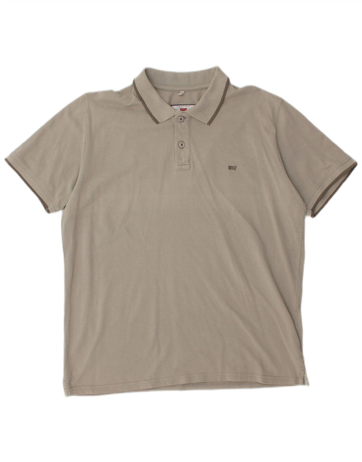 CARRERA Poloshirt til mænd XL Grå Bomuld