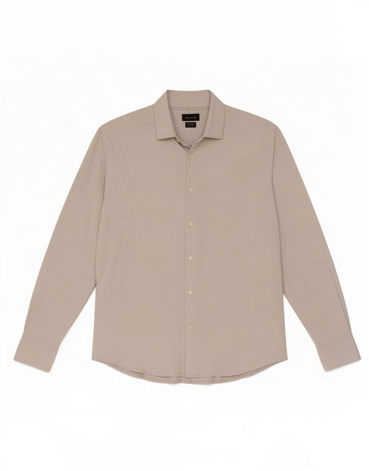 Massimo Dutti herreskjorte 2XL grå sildebensbomuld