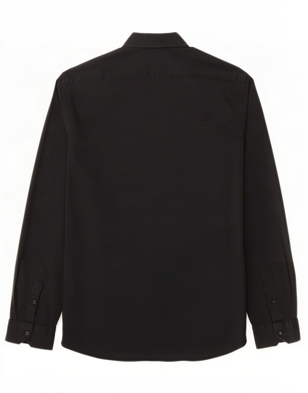 Zara Herre Super Slim Fit skjorte Stor sort bomuld