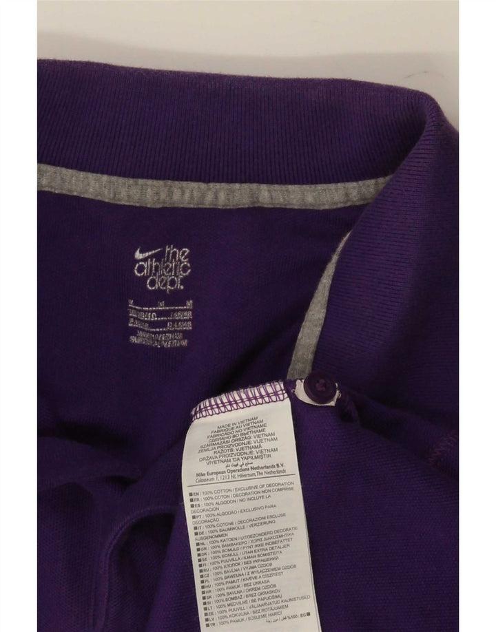 Nike poloshirt til mænd, medium lilla bomuld