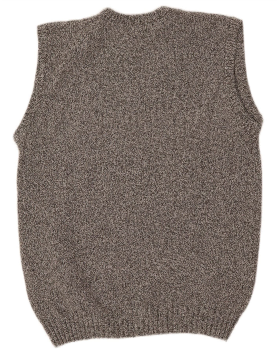 Vintage herrevest tanktop mellemgrå uld