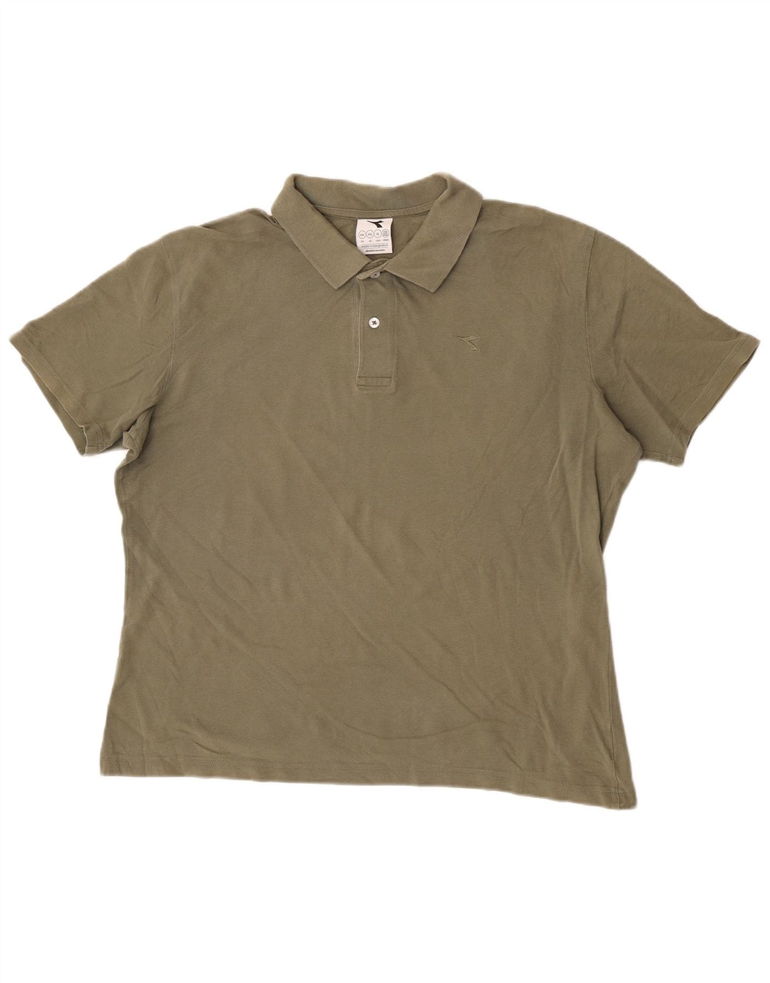 Diadora herre poloshirt 2XL Khaki