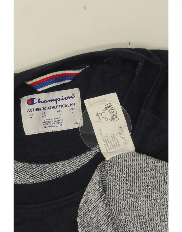 CHAMPION Grafisk sweatshirt til mænd Medium marineblå bomuld