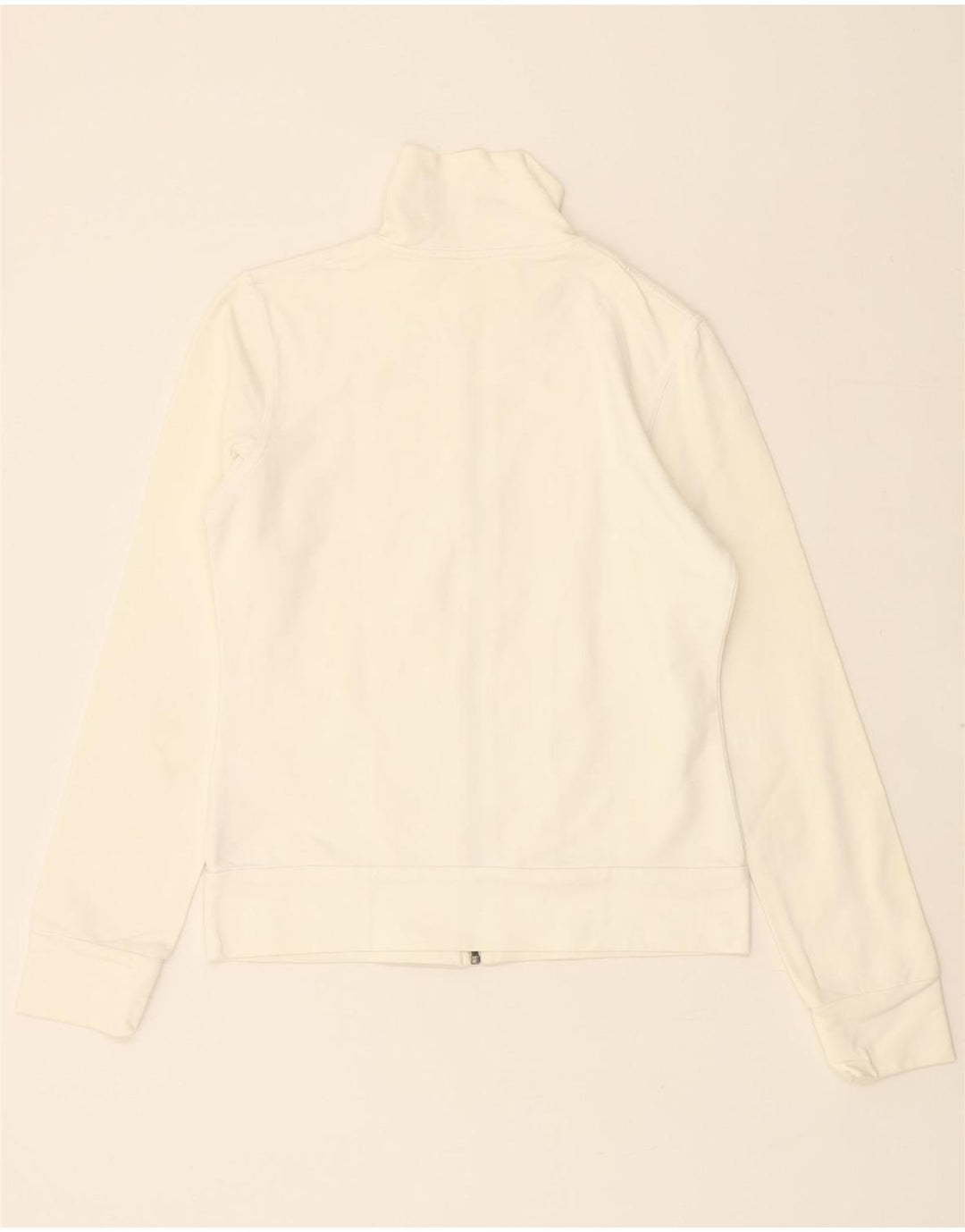 RIFLE Womens Graphic Tracksuit Top Jacket UK 12 Medium White Cotton Vintage Rifle and Second-Hand Rifle from Messina Hembry 
