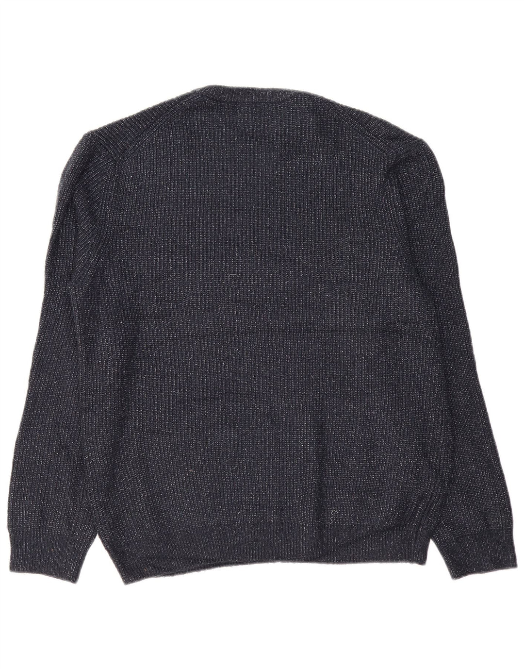 Marks & Spencer Herre sweater med rund hals XL Marineblå Flecked