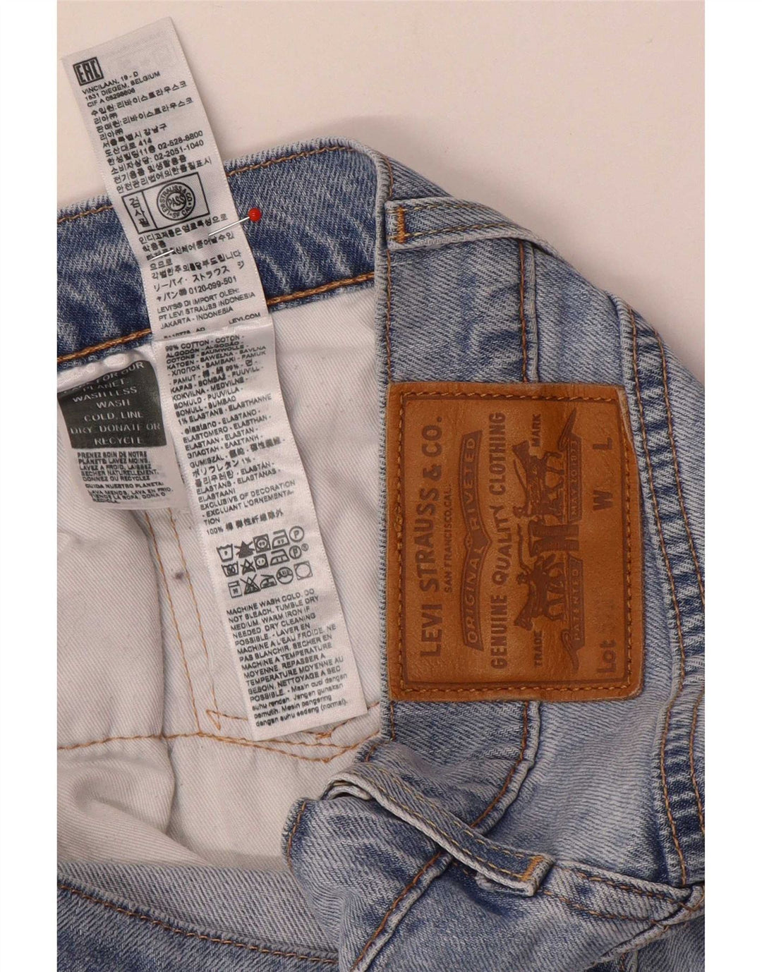 Levi's Herre 511 Slim Jeans W30 L30 Blå Bomuld
