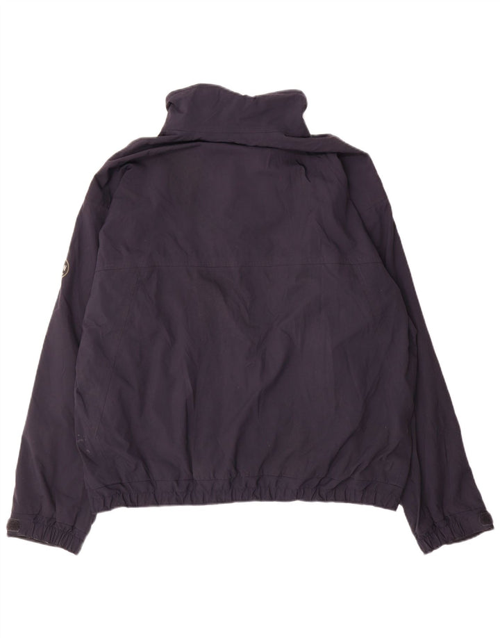 MURPHY & NYE Herre Loose Fit regnjakke UK 38 Medium Navy Blue Nylon