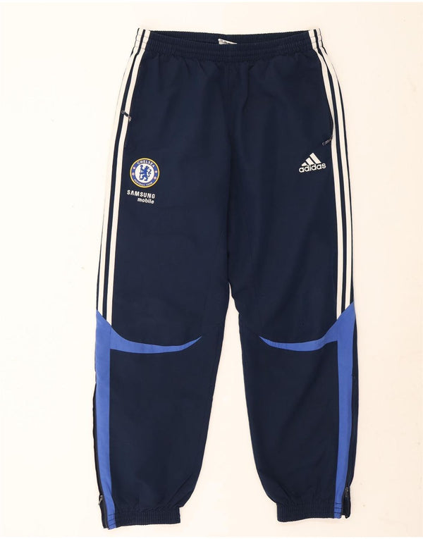 Adidas Herre Chelsea FC Træningsdragt Bukser Joggers UK 42/44 Large Navy Blue