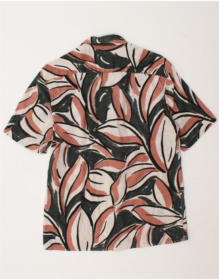 ZARA Mens Relaxed Fit Short Sleeve Shirt Medium Multicoloured Floral Vintage Zara and Second-Hand Zara from Messina Hembry 