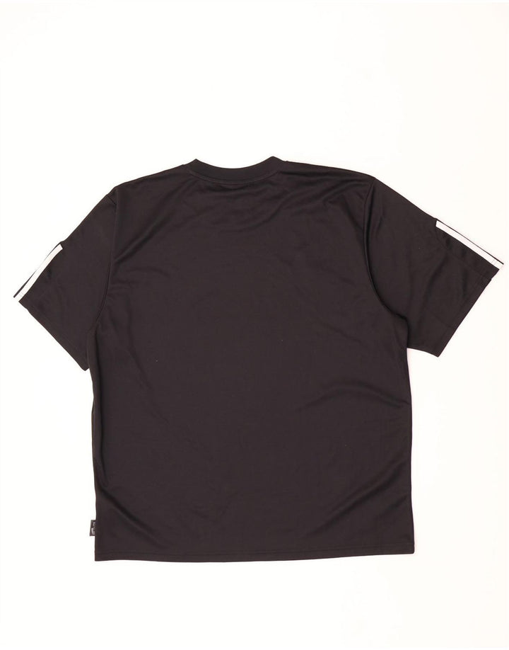 Adidas Herre Climalite Graphic T-Shirt Top XL Sort Polyester
