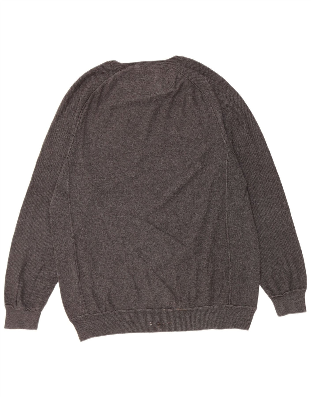 French Connection Herre Boat Neck Jumper Sweater Medium Grå Bomuld