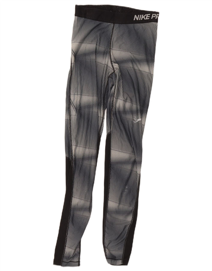 Nike Boys Grafiske Leggings 10-11 år Grå Colourblock Polyester